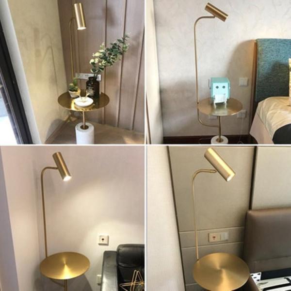Marble Contemporary Metal Led Floor Standing Lamps For Home Living Room