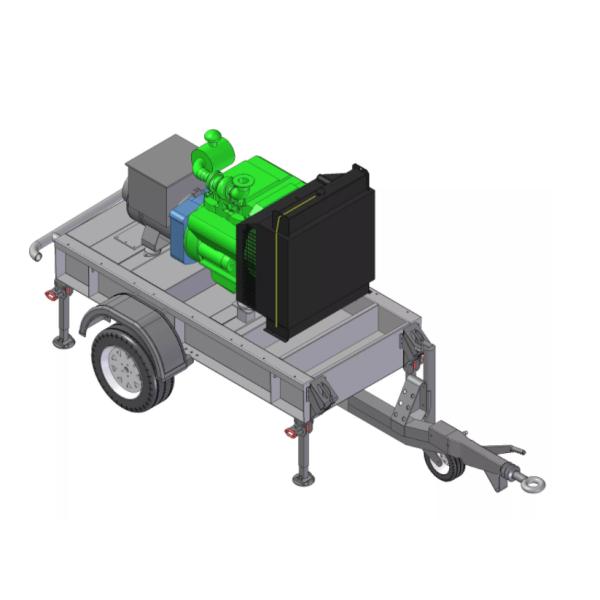 277V 480V 250 генератор энергии DG генераторов 300kva трейлера киловатта дизельный