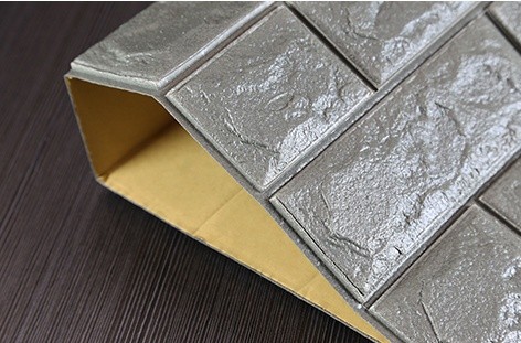 Papel de pared de espuma de PE 3d de estilo moderno amarillo brillante Panel de pared para la habitación del niño / jardín de infantes en el hotel