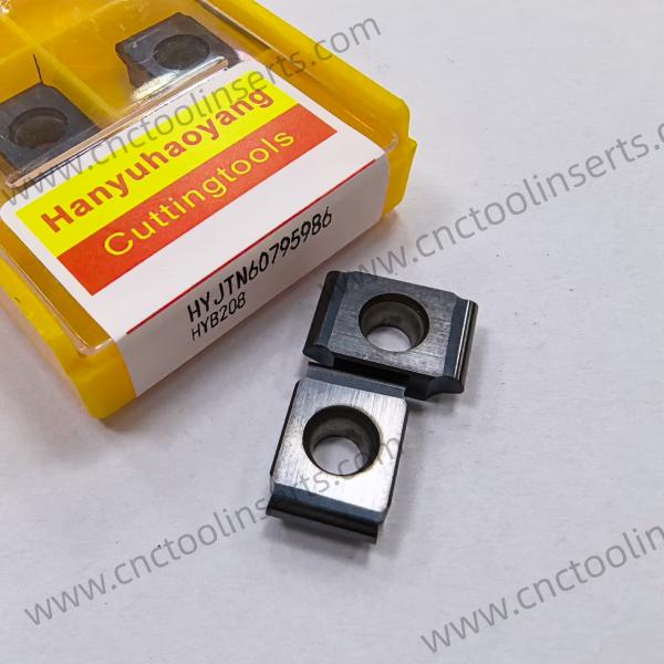 CNC Professional Gear Milling Insert Series WC-Co PVD Coating HYJTN60795986 HYB208, Applicable for All Difficult-to-Machine Materials Except Superalloys