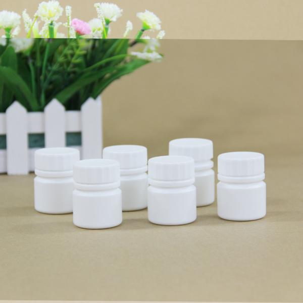 SCREW CAP Lid Mini Pill Container for 30ml Plastic White Medicine Jar in HDPE Material