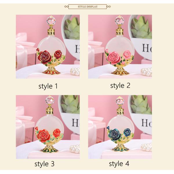 SGS 15ml Arabic  Empty Glass Essential Oil Bottle 0.26kg