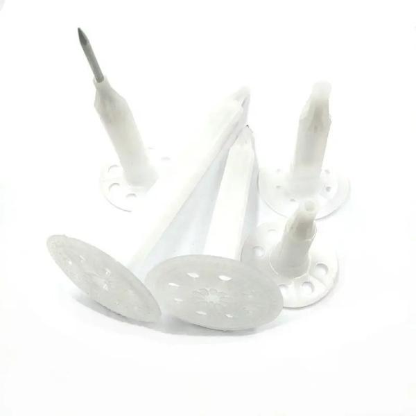 Customization Insulation Foam Board Insulation Anchors For Polystyrene Punch Insertion Heat Resistance White