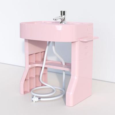 Bacia de lavagem de mãos de plástico de pé personalizável Bacia de banho mini-bacia para crianças