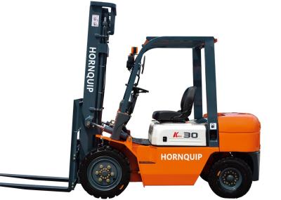 K30 Diesel Powered Forklift 3 Tons 3-6 Meters Dumping Height