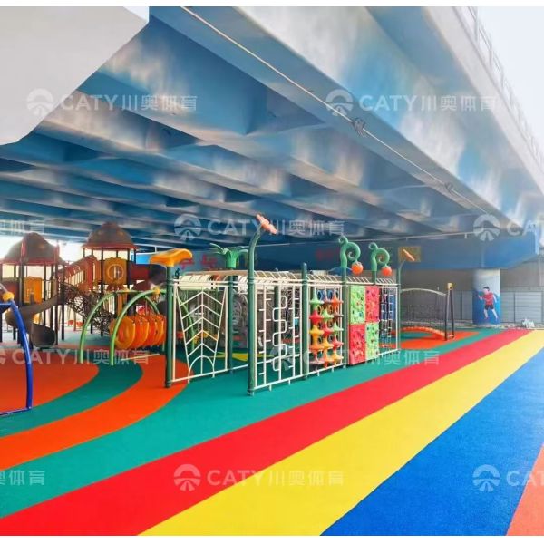 Nontoxic EPDM Rubber Playground Surface for Outdoor Playground Safety Flooring