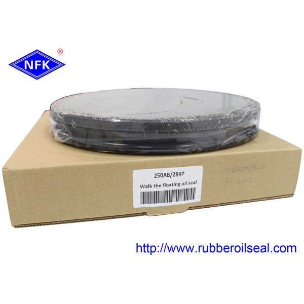 250AB/284P Size Metal+Rubber Floating Oil Seal for Hydraulic Applications in Excavators and Mechanical Systems