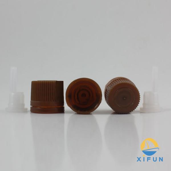 White / Black Plastic Bottle Caps , Roll On Plastic Bottle Closures PP Material