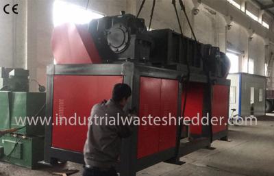 Retalhadora automática da sucata de E, máquina dobro da retalhadora do cabo do desperdício do eixo