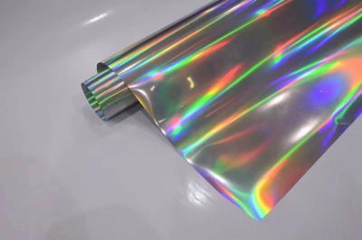 Eco-Solvent Printable Holographic Self Adhesive Vinyl Laser Adhesive Holographic Vinyl Sticker With For Digital Printing