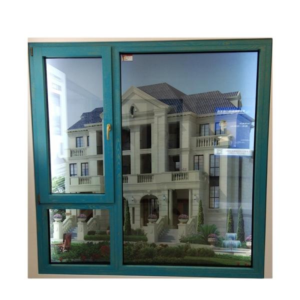 Hurricane Impact Casement China Manufacture Home Antique Style Solid Wooden Windows Triple Pane Tilt And Turn  For Sale