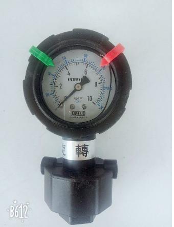 Corrosão do calibre de pressão diferencial dos PP do lado do dobro 1/2NPT anti