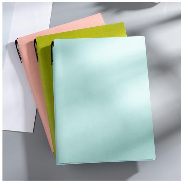 Настраиваемый логотип бумажного бизнеса Печатный мягкий черный ПУ планер А5 кожаные ноутбуки