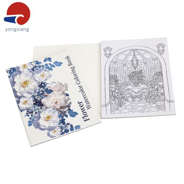 Multilingual Custom Coloring Books Offset Printing Embossed Coloring Book