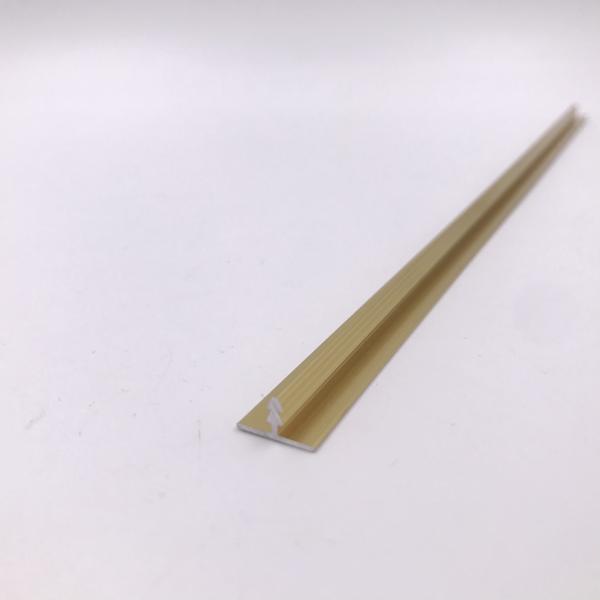 11.7mm T forment des profils en aluminium anodisés passent l'or au bichromate de potasse rose d'or