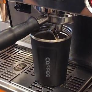 12 oz de aço inoxidável de vácuo isolado tumbler de café de viagem caneca prova de derramamento com tampa