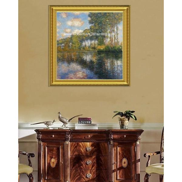 Картины реки Franmed Клод Monet, холст пейзажной живописи природы