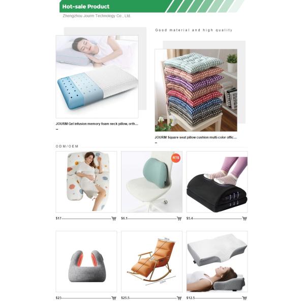 Filling Material Memory Foam Ergonomic Office Car Seat Cushion for Comfort and Relief