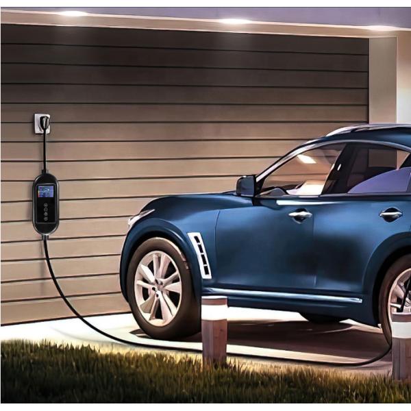 RDC Hot Sales IP67 3.5KW 7KW Black Fast Portable EV Charger For Tesla EV Car Special Vehicle
