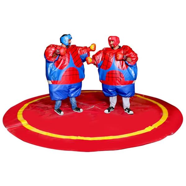Carnival Game Essential Adults Inflatable Spiderman Sumo Suits for Outdoor Playground