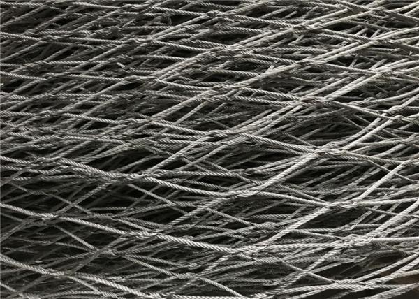 Diamond Stainless Steel Aviary Wire Netting Zoo Flexible Rope Mesh