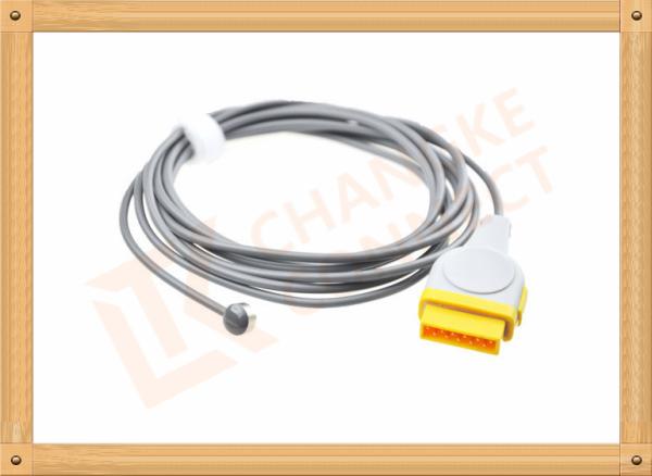 GE 11 Pin Medical Temperature Sensor Probe Adapter Cable PVC Insulation