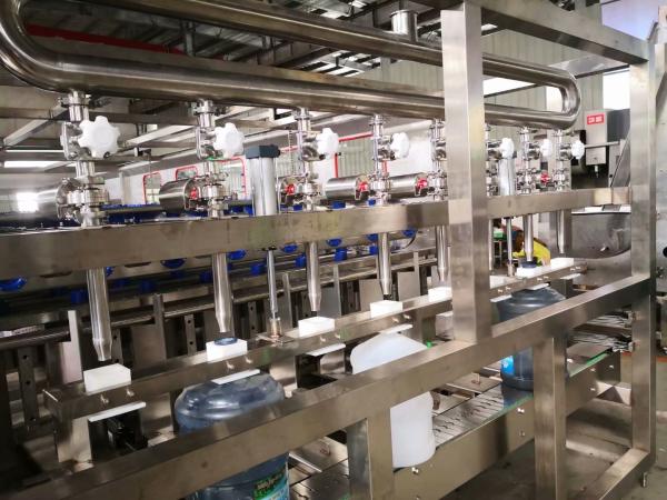 200BPH Mineral Water Filling Machine 5 Gallon 3.8KW Auto Decapper