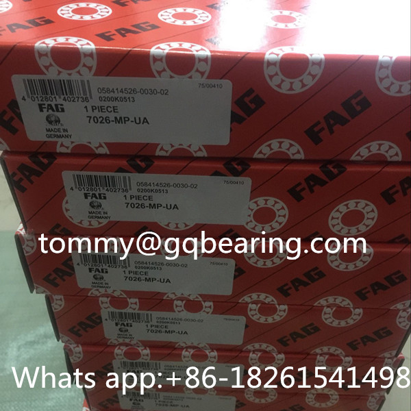 UAS Accesorio axial de jaula de bronce rodamiento de bola de contacto angular 7026-MP-UA