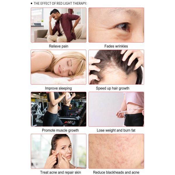 Низкий прибор панели света 400W терапией EMF красный привел полную сторону Rowth лампы тела медицинское