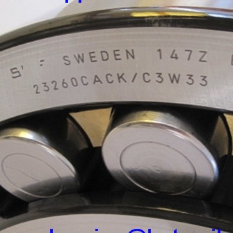 23260CACK/C3W33 Латунная клетка с сферическим роликовым подшипником 23260CC 300x540x192 мм