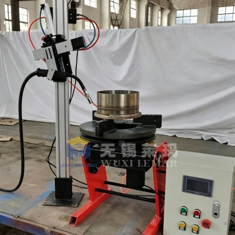 300kg Automatic Welding Positioner, Chuck Rotary Welding Turning Table for Pipe Tank Welding