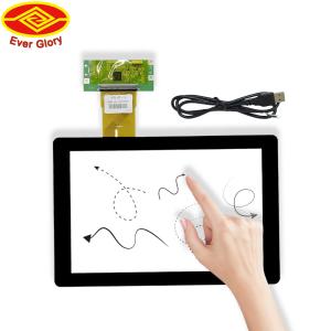 IK07 Impact Resistance 10.1 Inch Capacitive Touch Panel For Improved Productivit
