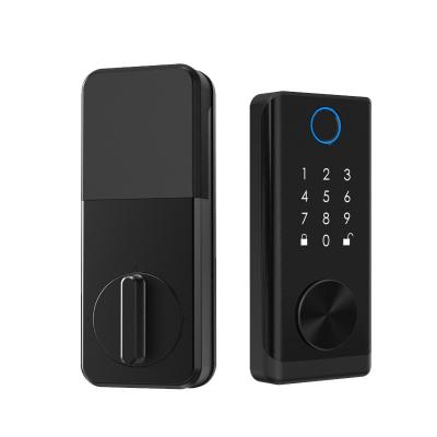 Front Door TUYA APP Fingerprint Electronic Deadlock Smart Door Lock
