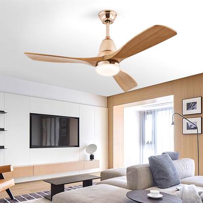 Fabricante Ventilador de techo moderno de 3 cuchillas Ventilador de techo de 52 pulgadas con luz y control remoto