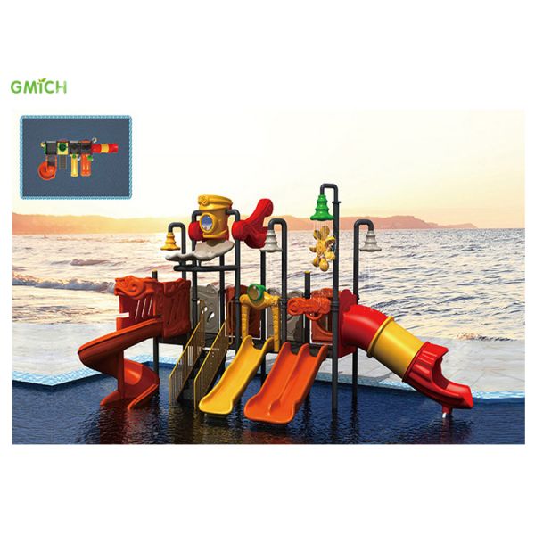 Eco Friendly Plastic Swimming Pool Slide Durable Freely Design