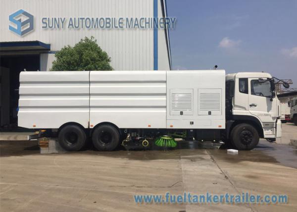 18000L Road Sweeper Truck Dongfeng Kinland Dust Suction Dry / Wet Road Sweeper Vacuum Truck