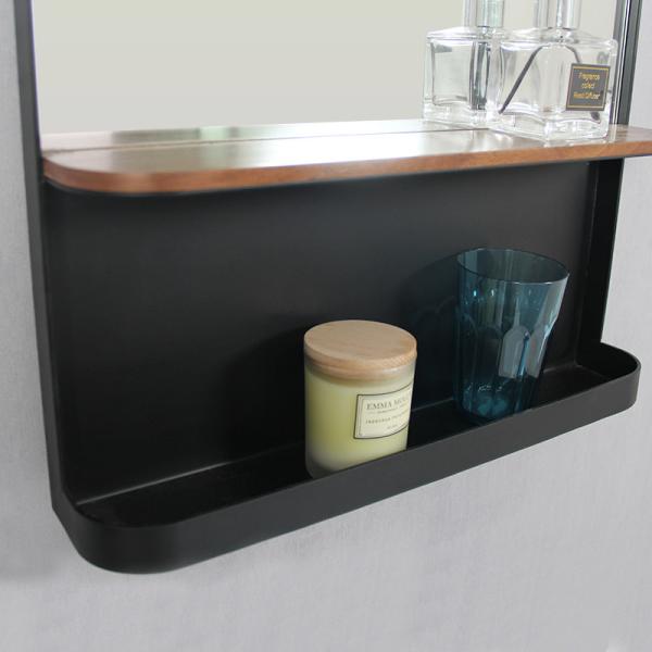 Portable Wall Mounted Lighted Makeup Mirror Modern For Bathroom