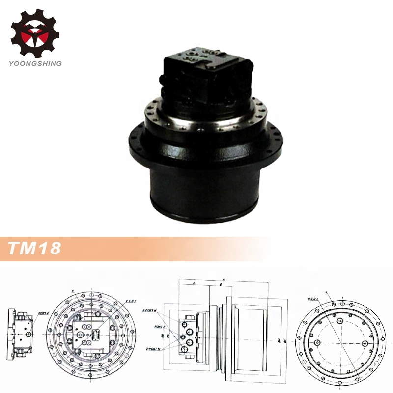 Travel Motor Final Drive for MAG85 E311 E312 SH265 R110 E110 Travel Motor ASSY