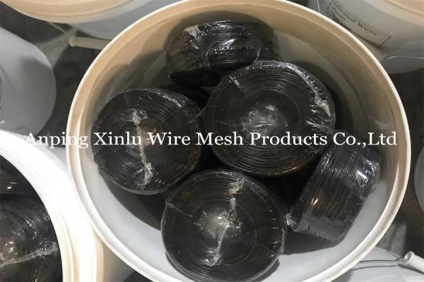 16 Gauge Black Annealed Tie Wire Anti Corrosion 1mm - 2mm Diameter Double Loop Rebar Binding Wire