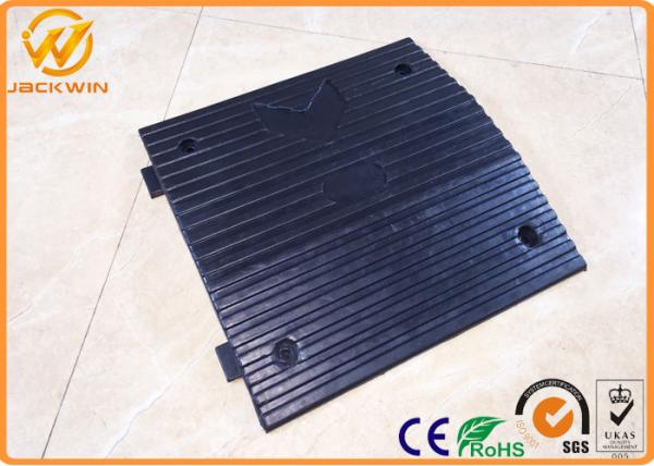 Yellow Jacket Durable Parking Lot Bumpers Rubber UV resistant 500 * 400 * 50 mm
