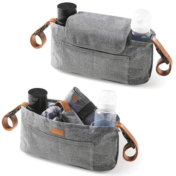 0.4kg Baby Stroller Organizer Bag with Cup Holders Insulated