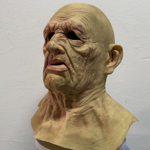 Professional Human Mask with Realistic Appearance and Latex Material for Theater Film and Costume Parties One Size Fits Most