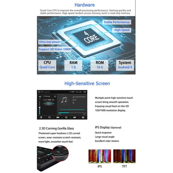 CE Hyundai Радио с сенсорным экраном 2.5D IPS 10 дюймов для Hyundai Accent Verna Solaris