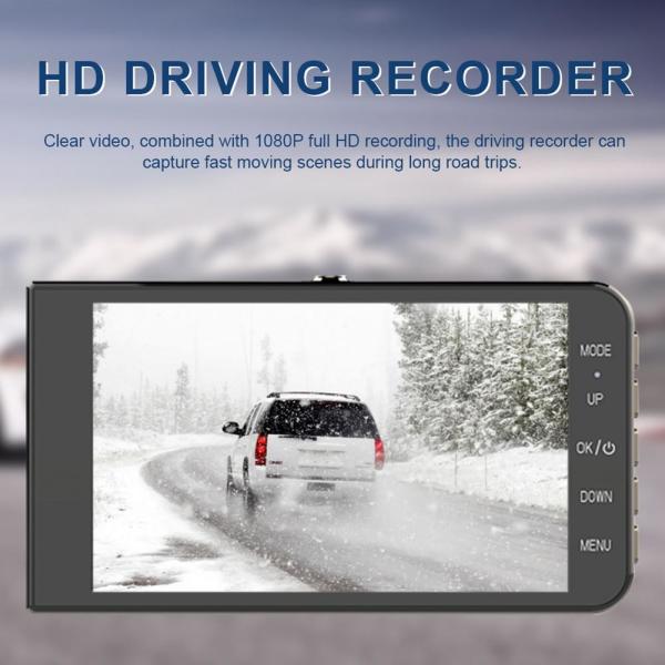 1080FHD 30fps Wireless Car 4k Dual Dash Cam DVR Вождение Рекордер Парк Монитор