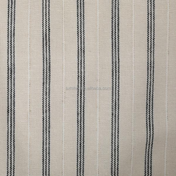 2025 Customizable Sustainable 55 Linen & 45 Viscose Cotton Woven Fabric Plain Dyed Blackout Fabric for Girls & Boys Dress