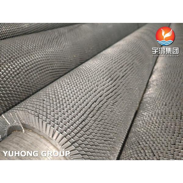 ASTM A312 TP304H Serrated Fin Tube For Steam Boilers and Economizers