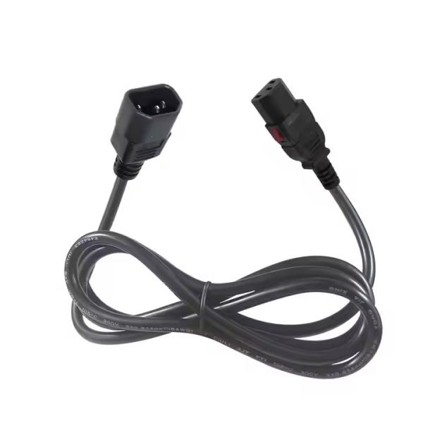 IEC 320 C13 à C14 Cordon d'alimentation 10A 250V pour unité de traitement de la raquette de serveur