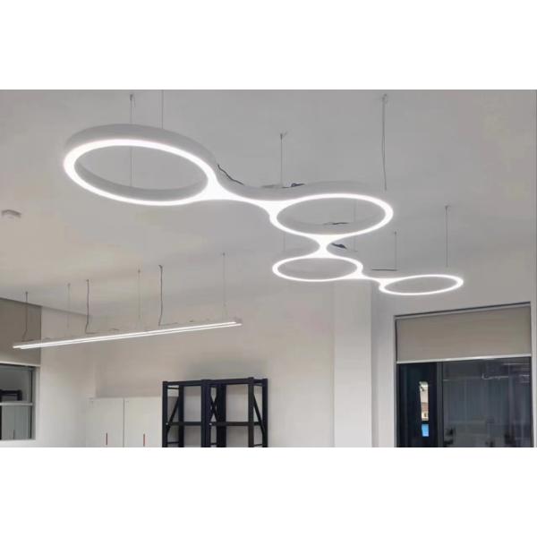 Aluminium Led Circle Pendant Light SMD5630 Hanging Circle Led Light
