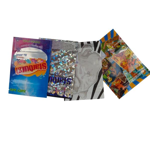 Mylar Bag For Chocolate Bean Sugar Delicious Food Coffee Doypack Stand up Pouch With Hang Hole