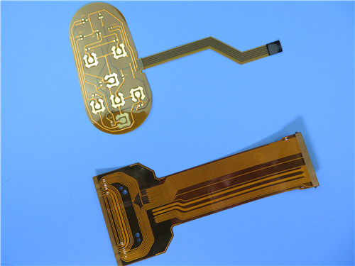 Impedance Controlled FPC Board Made On Polyimide With Immersion Gold